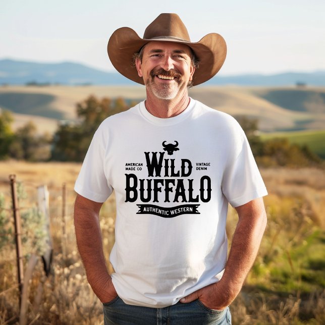 Wilder Büffel T-Shirt (Von Creator hochgeladen)