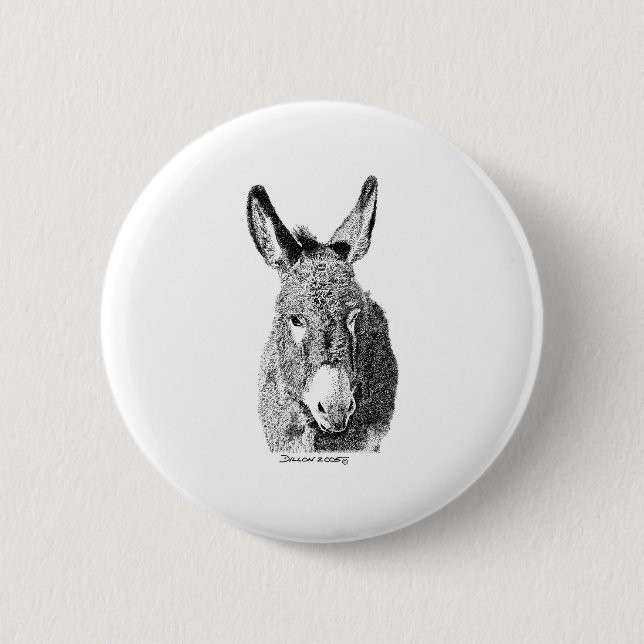 Wilder Burro Button (Vorderseite)