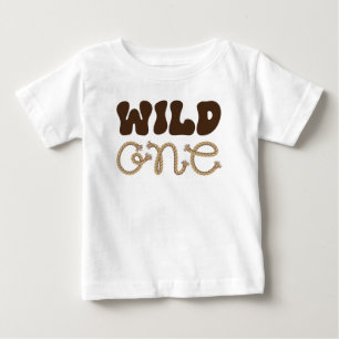 Wilder Cowboy-Geburtstag Baby T-shirt
