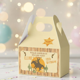 Wilder Cowboy Western Geburtstag Geschenkschachtel