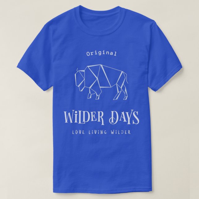 Wilder Days Origami Buffalo T-Shirt (Design vorne)