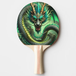 Wilder Drache Personalisiert Tischtennis Schläger