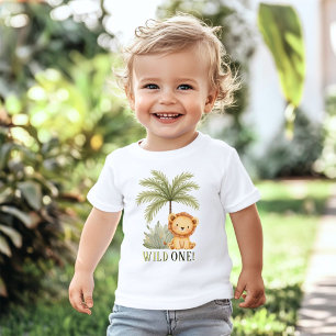 Wilder Dschungelsafari 1. Geburtstag Baby T-shirt