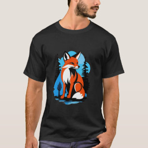 Wilder Fox im natürlichen Habitat T-Shirt