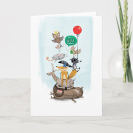 Wilder Geburtstag Karte