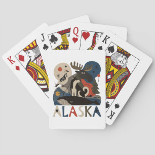 Wilder Geist Alaskas Spielkarten