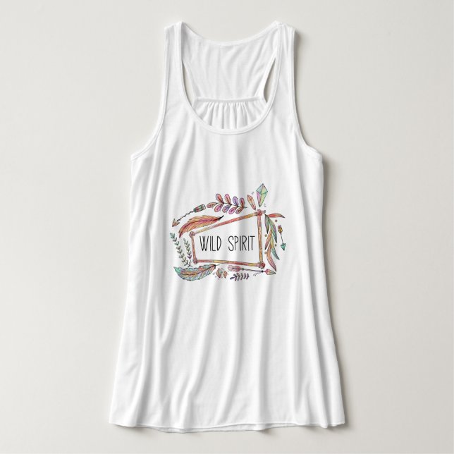 Wilder Geist Tank Top (Design Vorderseite)