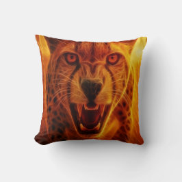 Wilder Gepard Kissen