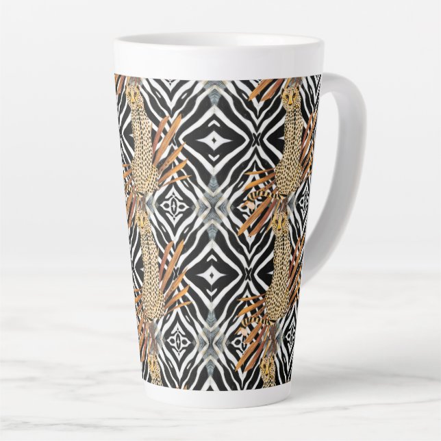 Wilder Gepard  Milchtasse (Rechte Ecke)