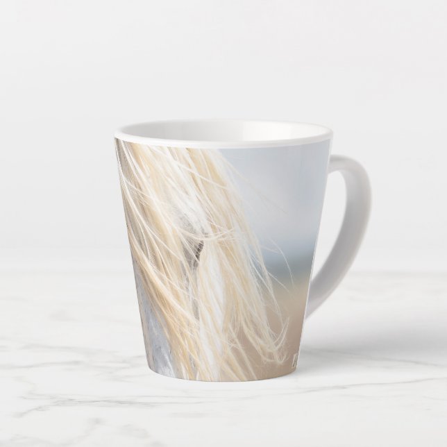 Wilder Hengst Latte Tasse (Rechte Ecke)