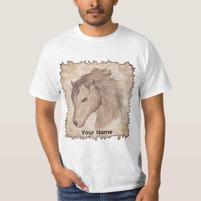 Wilder Hengst   T-Shirt (Vorderseite)