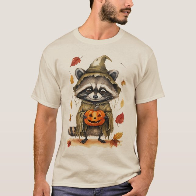 Wilder Herbstmarsch mit Pumpkins Halloween T-Shir T-Shirt (Vorderseite)