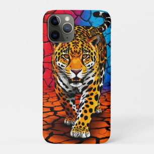 🐾 Wilder Jaguar auf trockener Erde Dramatische Na Case-Mate iPhone Hülle