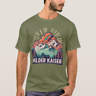 Wilder Kaiser Alpine Majestät - Europäische Ski Es T-Shirt