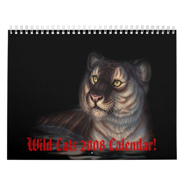 Wilder Kalender der Katzen-2008! (Titelbild)