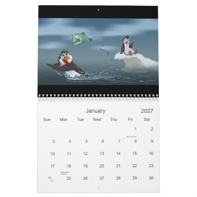Wilder Kalender der Welt2011 (Jan 2027)
