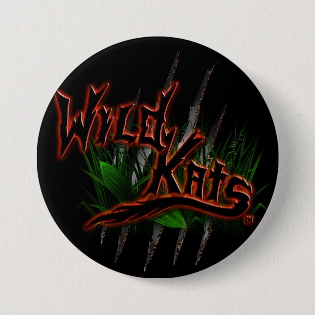 WILDER KATS Band-Knopf Button (Vorderseite)