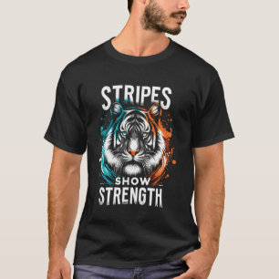 Wilder Katzen Tiger Tierliebhaber T-Shirt