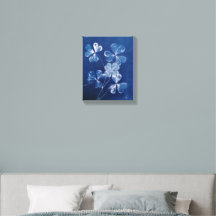 Wilder Klee-Studie Cyanotypie Botanischer Druck