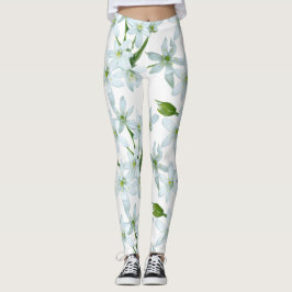 Wilder Knoblauch-Blumen Legging Leggings