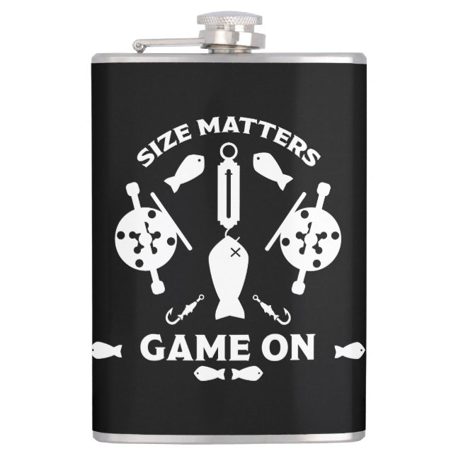 Wilder Lachs Flachmann (Vorderseite)