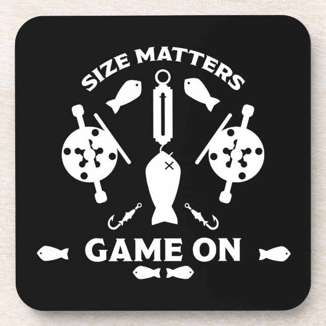 Wilder Lachs Getränkeuntersetzer (Vorderseite)