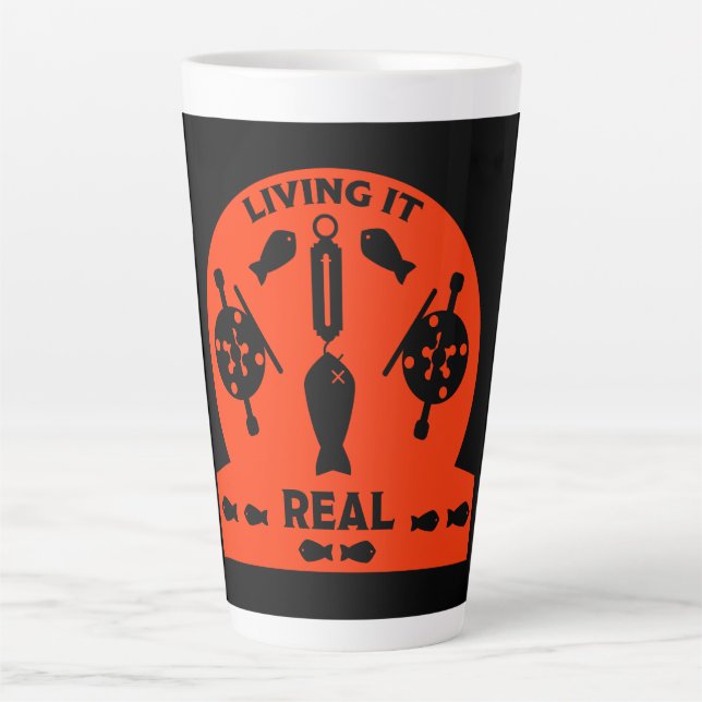 Wilder Lachs Milchtasse (Vorderseite)