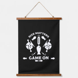 Wilder Lachs Wandteppich Mit Holzrahmen