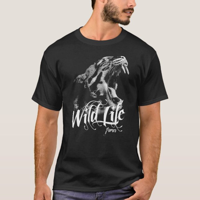 Wilder Leben-Rotluchs T-Shirt (Vorderseite)