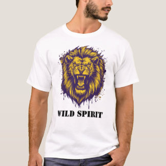 Wilder Löwe mit donnerndem Gebrüll Grafik wilder G T-Shirt