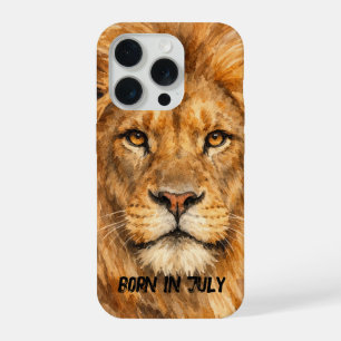 Wilder Löwe – Wildes Juli-Geburtsmonats-Tier iPhone 15 Pro Hülle