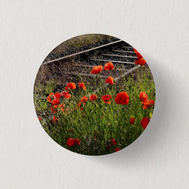 Wilder Mohn       Button (Vorderseite)