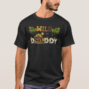 Wilder Papa 1. Geburtstag Safari Lustiger Papa Wil T-Shirt