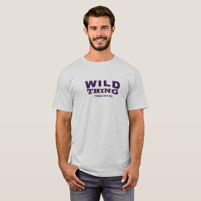 Wilder Sache-T - Shirt mit Opossum und Logo (Vorne ganz)