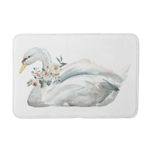 Wilder Schwan Badematte