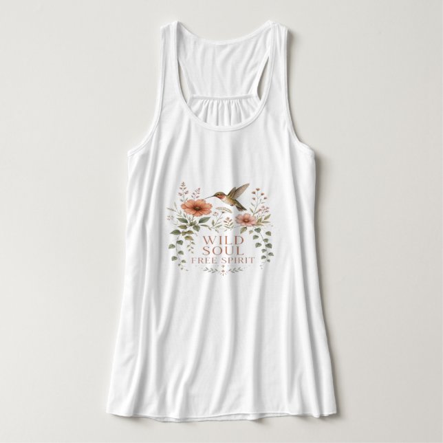 Wilder Seelengeist Tank Top (Design Vorderseite)