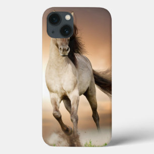 Wilder Stallion, der in Sonnenuntergang läuft Case-Mate iPhone Hülle
