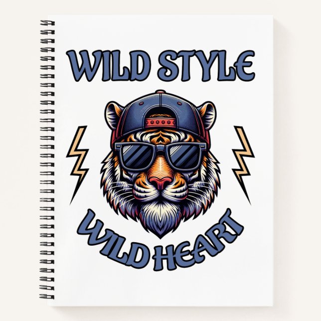 Wilder Stil, Wildes Herz 1 Notizbuch (Vorderseite)