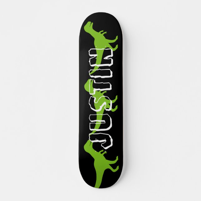 Wilder T rex Dinosaurier fertigen Skateboard (Vorne)