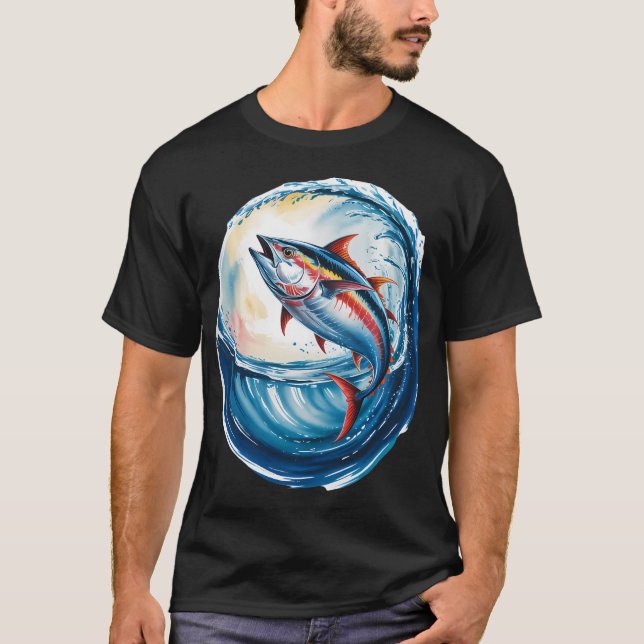 Wilder Thunfisch - Geist des Meeres T-Shirt (Vorderseite)