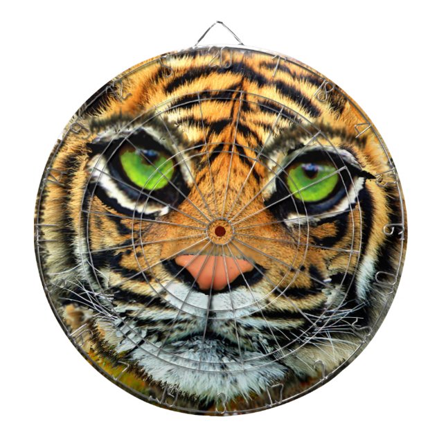 Wilder Tiger Dart Board Dartscheibe (vorne)