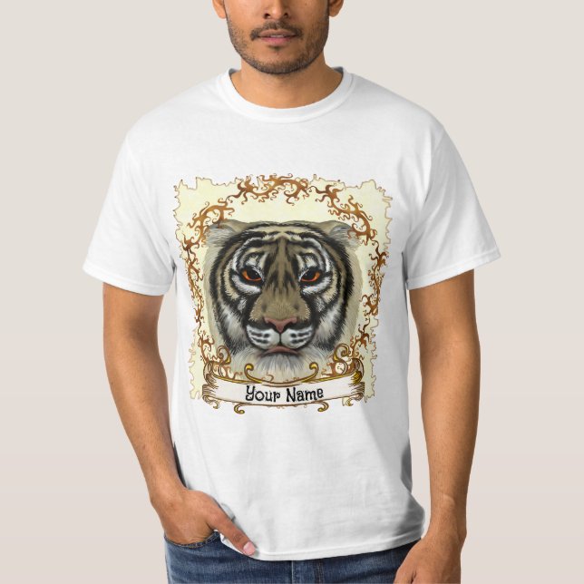 Wilder Tiger T-Shirt (Vorderseite)