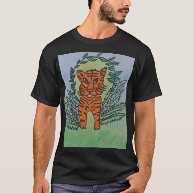 wilder Tiger  T-Shirt (Vorderseite)