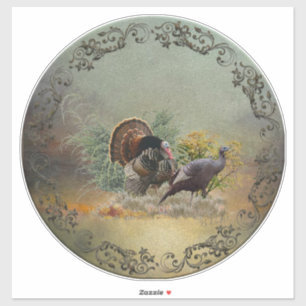 Wilder Truthahn Aufkleber