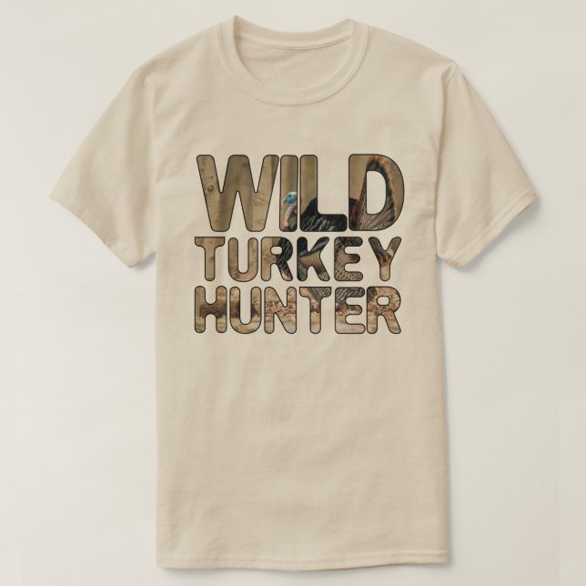 Wilder Truthahn Jäger  T-Shirt (Design vorne)
