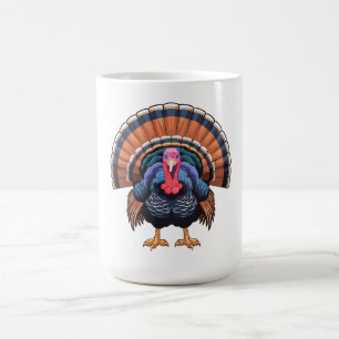 Wilder Truthahn Kaffeetasse