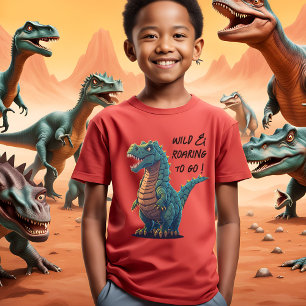 Wilder und brüllender T-Rex T-Shirt