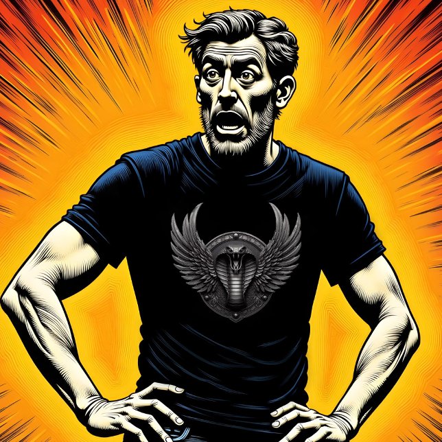 Wilder und komischer T - Shirt (Von Creator hochgeladen)