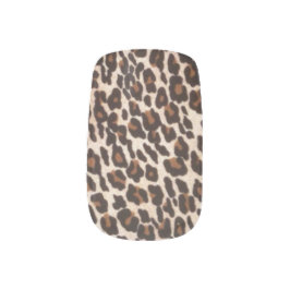 Wilder und stilvoller Leopard-Druck Minx Nagelkunst
