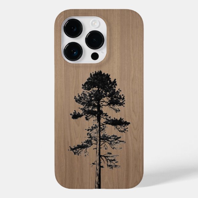 Wilder Wald - Schnittholz - Holz Case-Mate iPhone Hülle (Rückseite)